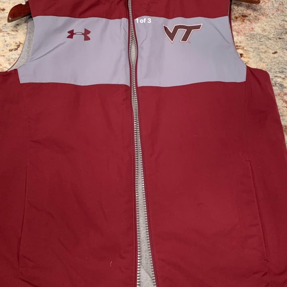 Under Armour Maroon and Gray VT Vest
